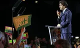 Jesse Klaver spreekt tijdens het oprichtingscongres van Pro op 13 juni. Hij mocht onlangs als leider van Pro aanschuiven bij de prominenten van de Partij van Europese Socialisten (PES). Dat is er niet meer bij als de Europarlementariërs aspirant-lid zouden worden. 