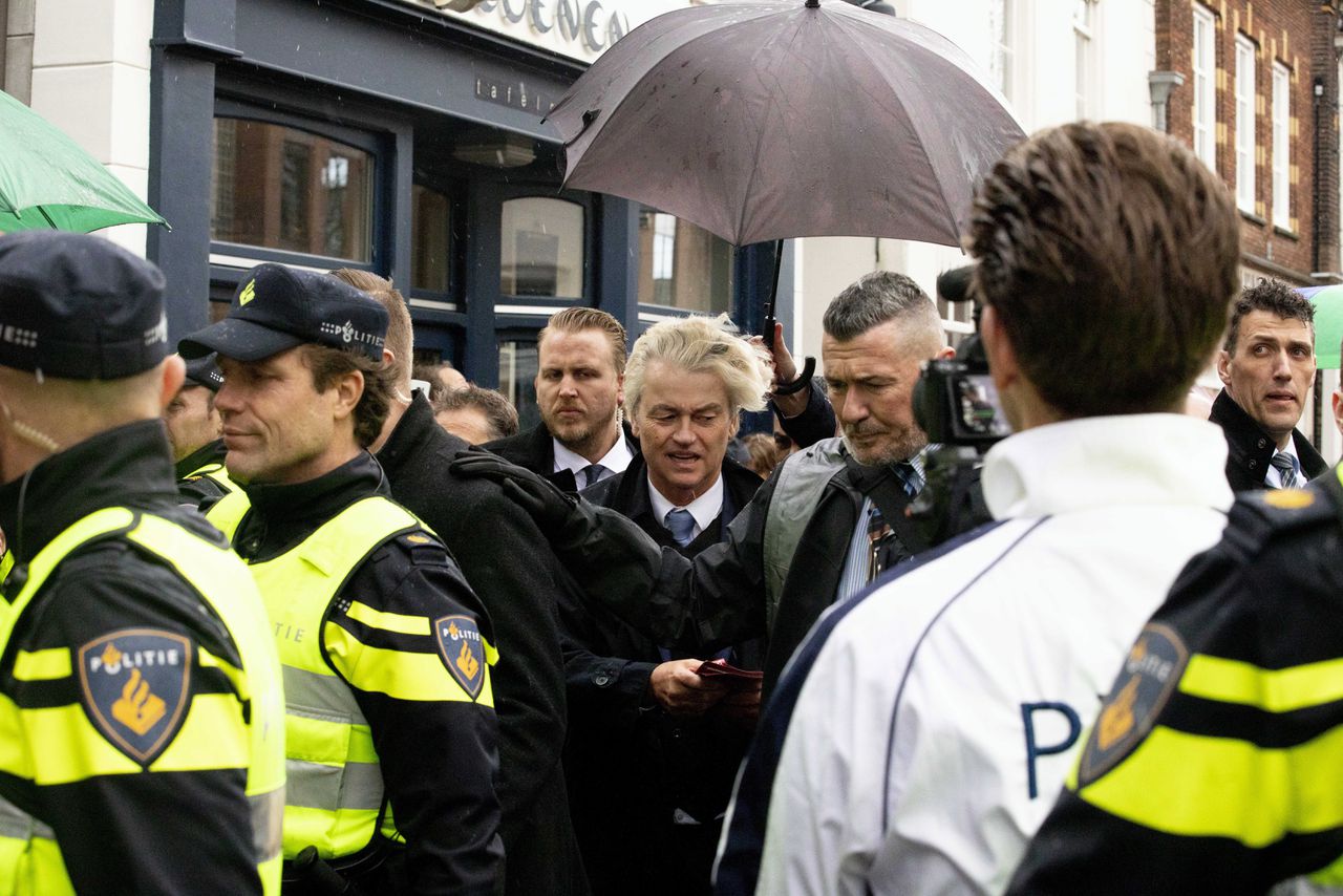 Geert Wilders was afgelopen zaterdag in Heerlen om campagne te voeren.