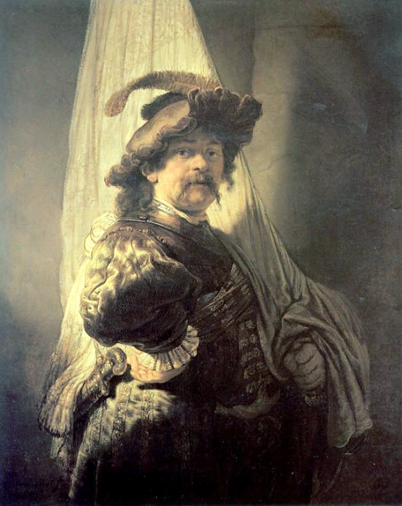 ‘De vaandeldrager’, Rembrandt, ca. 1636.