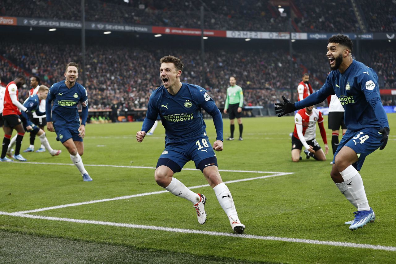 PSV blijft onverstoorbaar in topwedstrijden, ook in de Kuip tegen Feyenoord 