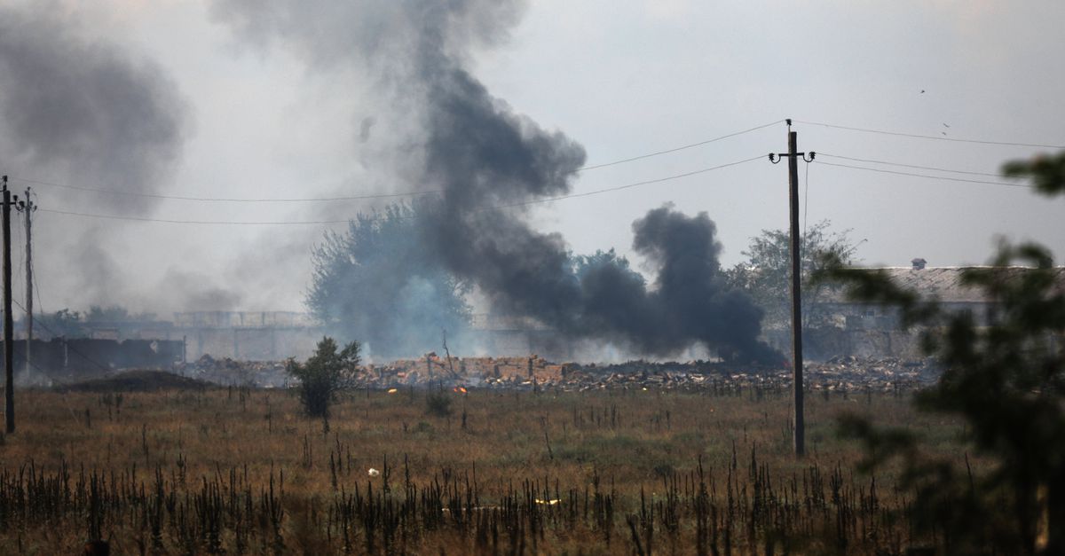 Achter de linies op de Krim ligt zelfs de munitie niet veilig