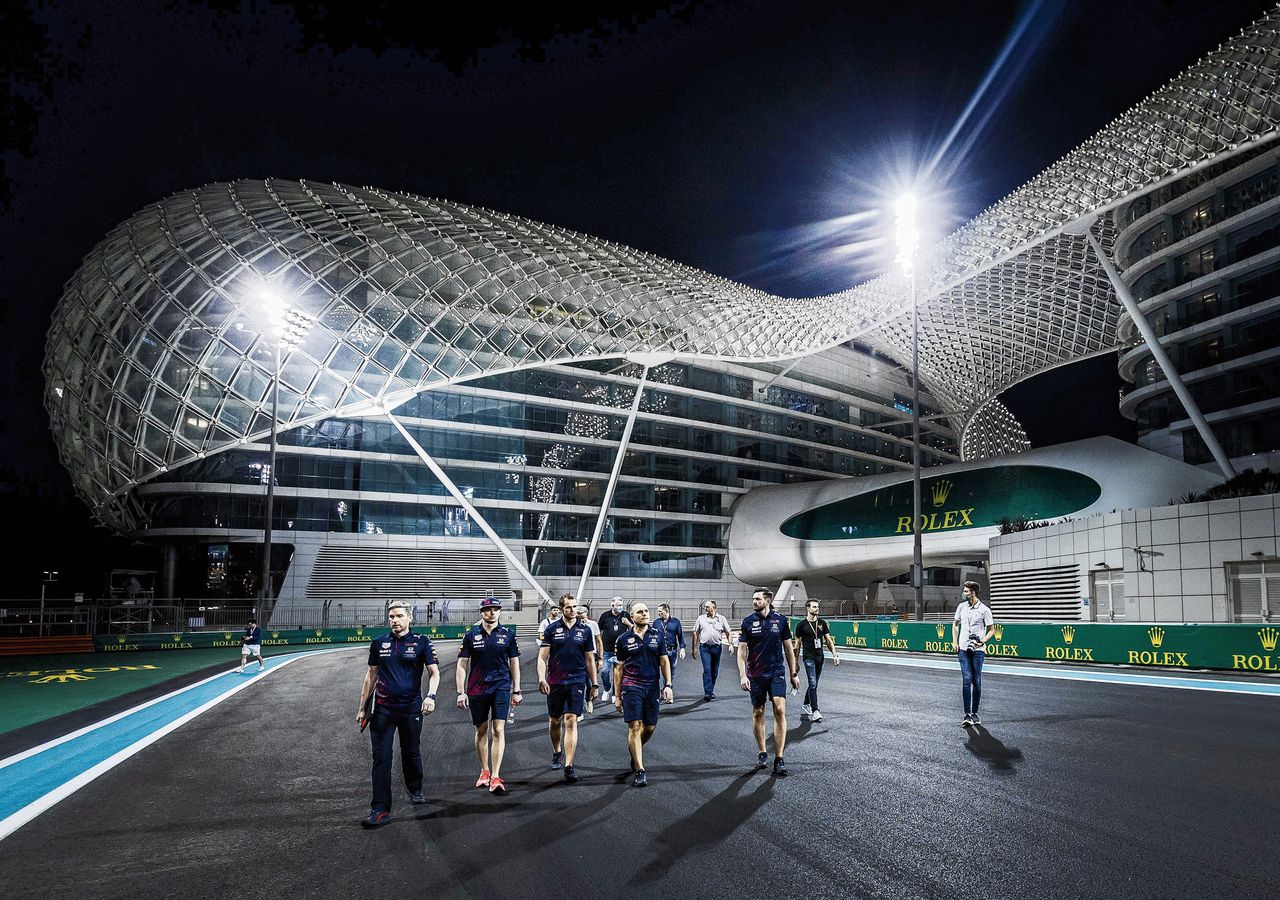 Het circuit in Abu Dhabi staat ver af van gewone Formule 1-fan 