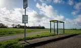 A bus stop outside the village of Ouwerkerk in Zeeland.  