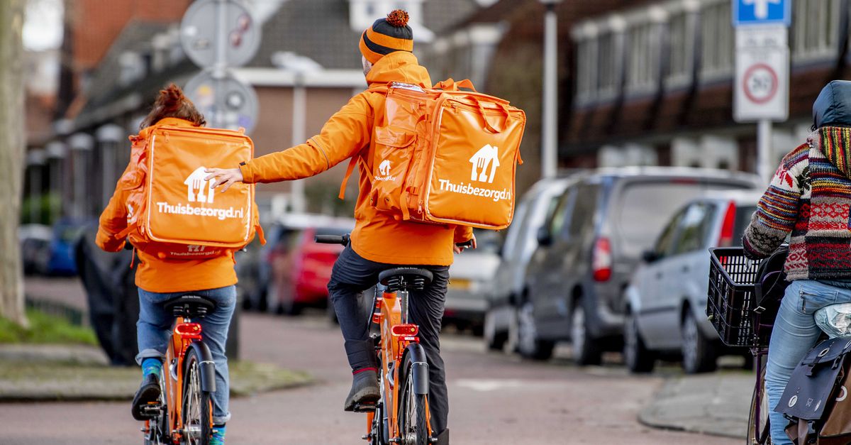Geen tweedehands Thuisbezorgd jas meer op Marktplaats om avondklok te omzeilen NRC