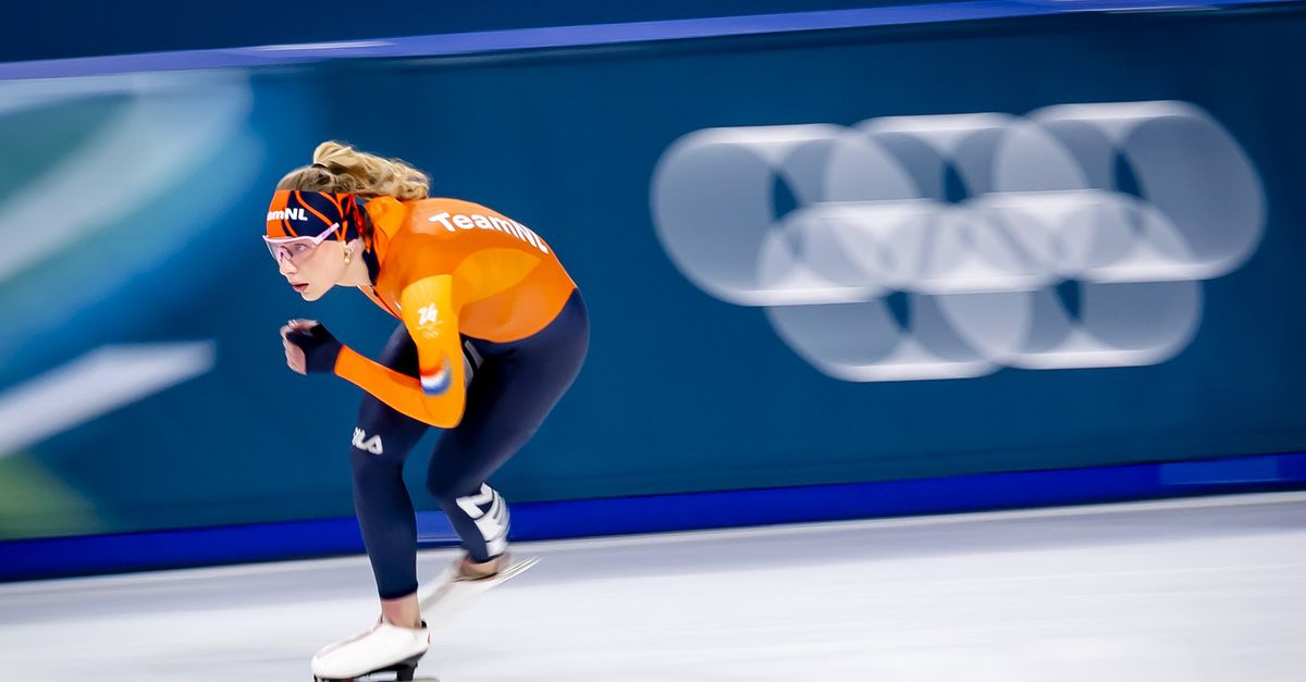 ‘Tegen een muurtje duwen’, zegt Joy Beune tegen zichzelf als ze de bocht in gaat