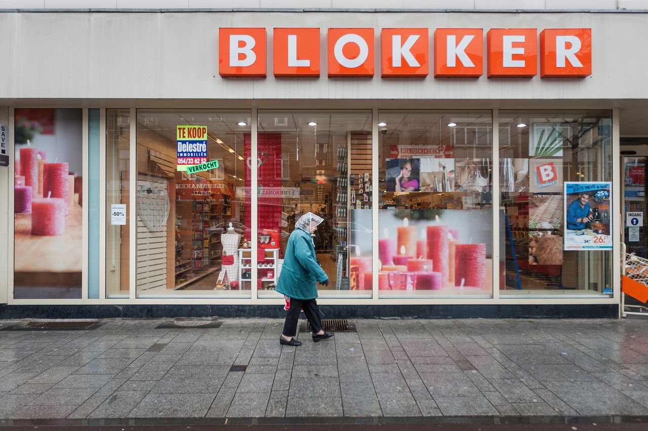 Blokker in Antwerpen.