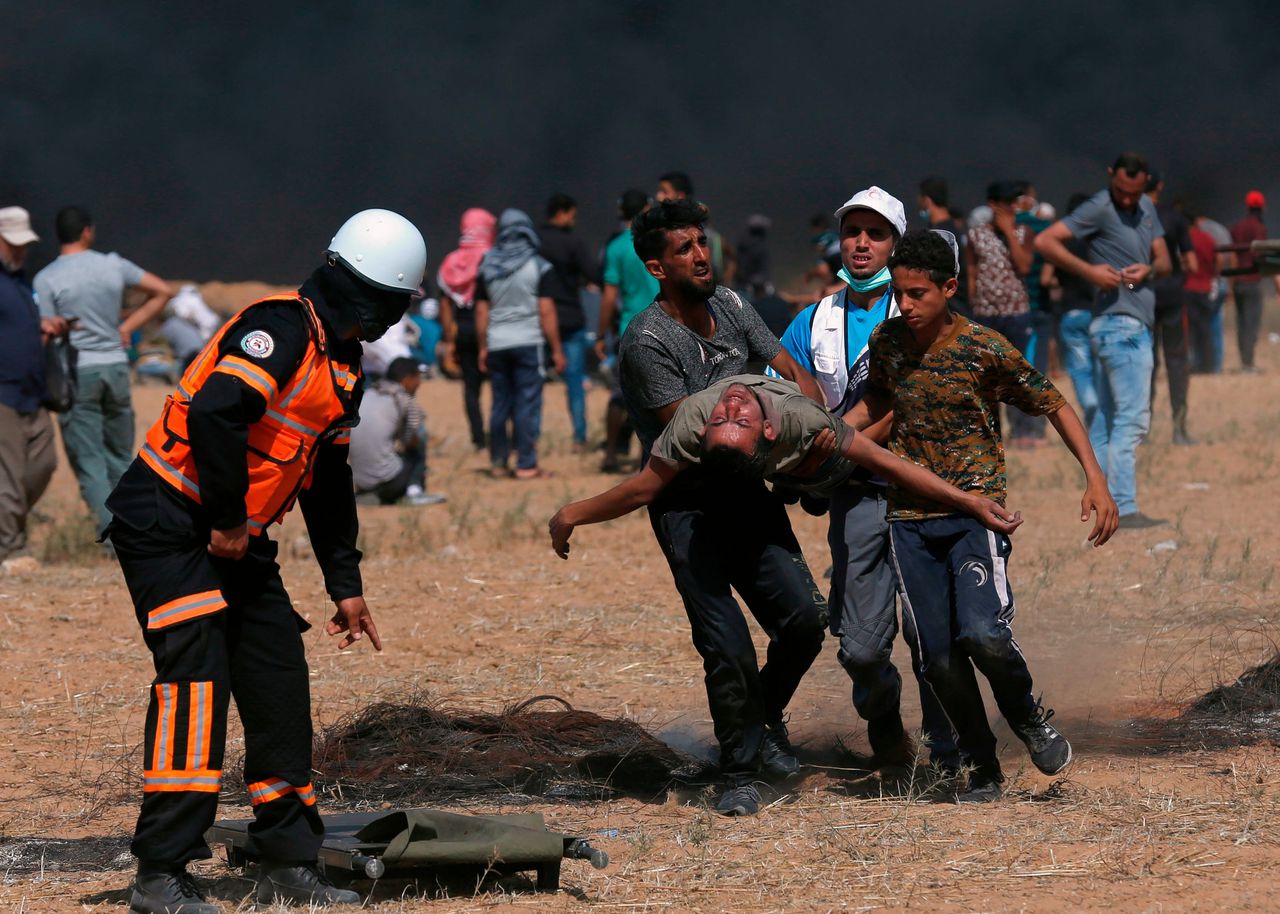 Drie doden en honderden Palestijnse gewonden bij protesten Gaza 