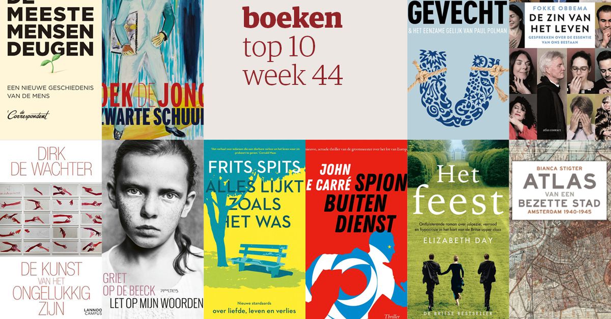 De tien bestverkochte boeken van week 44 NRC