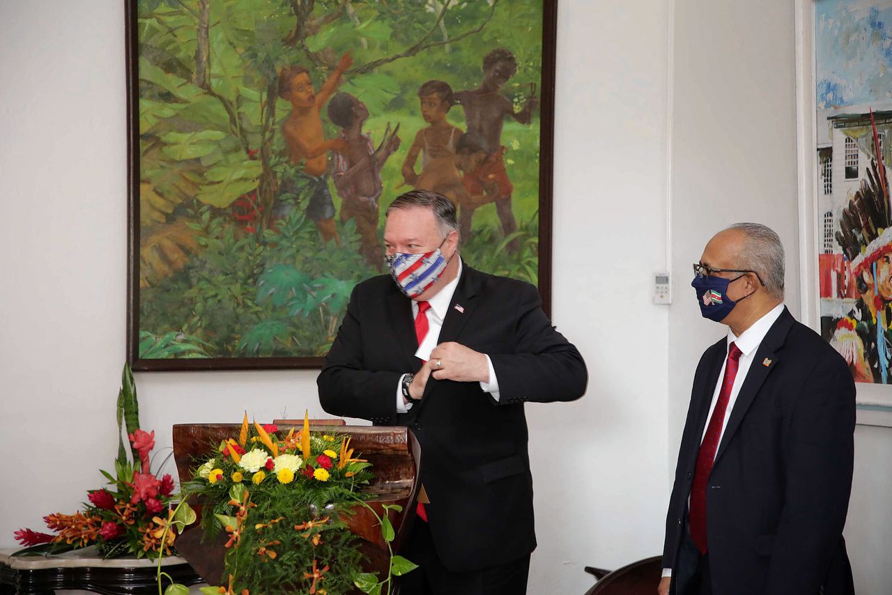 Pompeo biedt Suriname economische samenwerking tijdens bezoek 