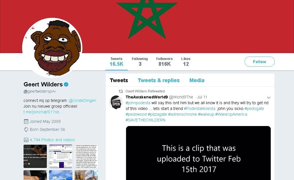 Twitter Account Wilders Nog Steeds Ontoegankelijk Nrc