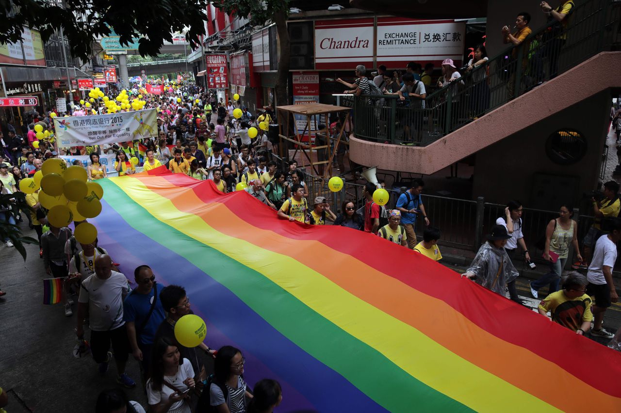 Hongkong erkent het homohuwelijk, maar alleen voor expats 
