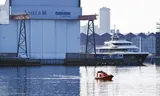 The Vlissingen shipyard of Amels, which is part of Damen Shipyards. 