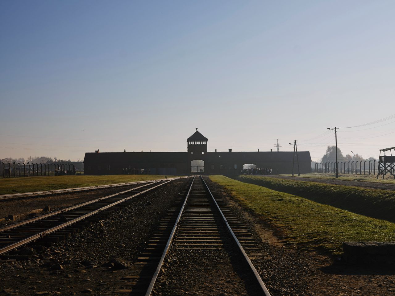 Voormalig vernietigingskamp Auschwitz in Polen.