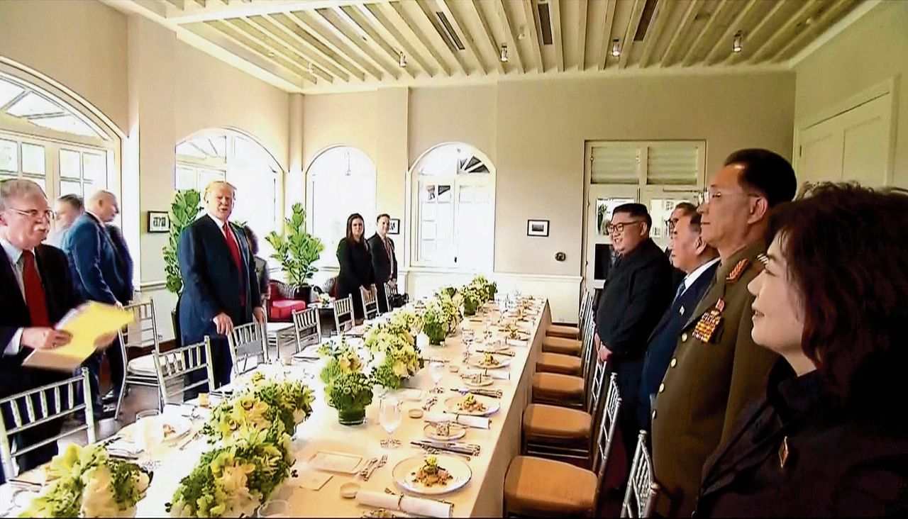 Een lunchmenu vol diplomatieke gestes 