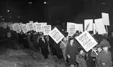 Een demonstratie tegen de nazi’s in New York, in 1938.Foto Scherl/Süddeutsche Zeitung 