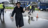 Minister Faber (asylum and migration, PVV) during a check on the A2 at Patiel parking lot.