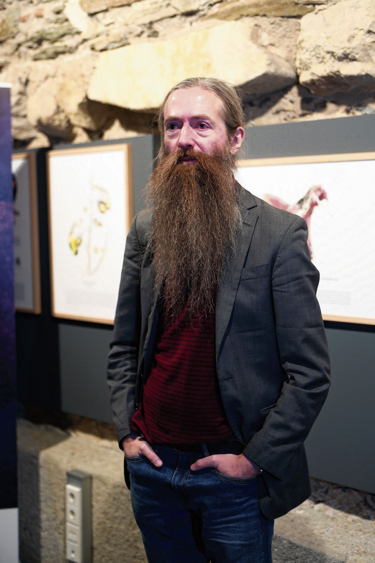 De Britse gerontoloog Aubrey de Grey, die ook informaticus en amateurwiskundige is.