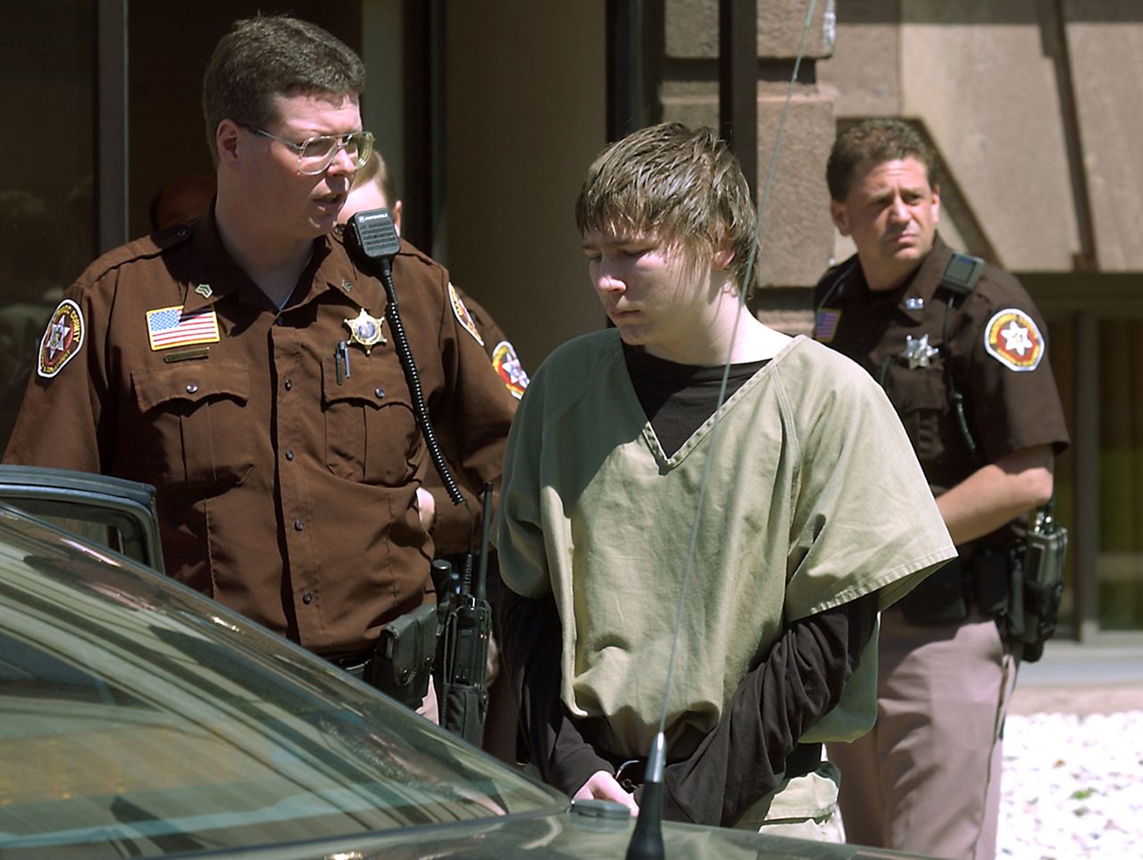 Brendan Dassey (in het midden) in 2006.