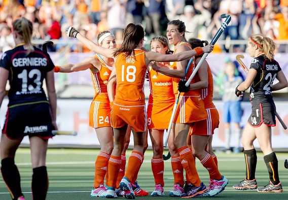Hockeysters ruim langs België op WK - NRC