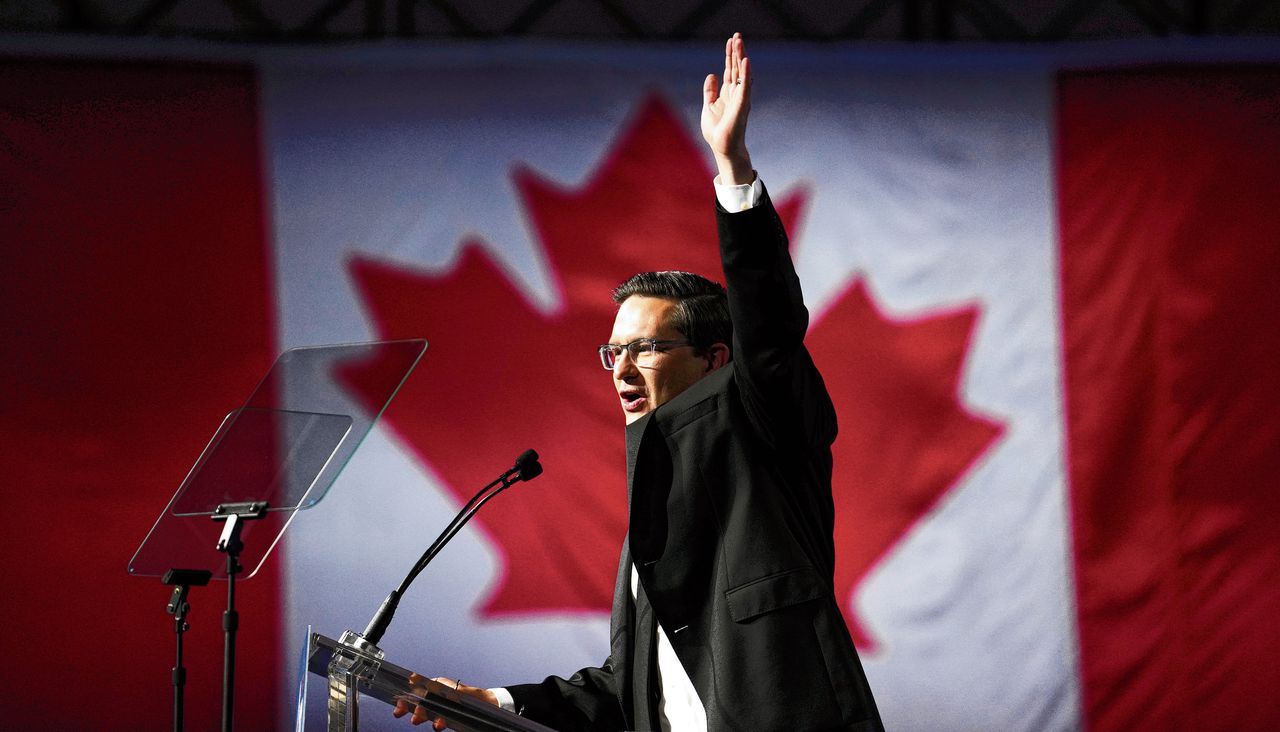 Canadese conservatieven kiezen vurige populist als wapen tegen Trudeau 