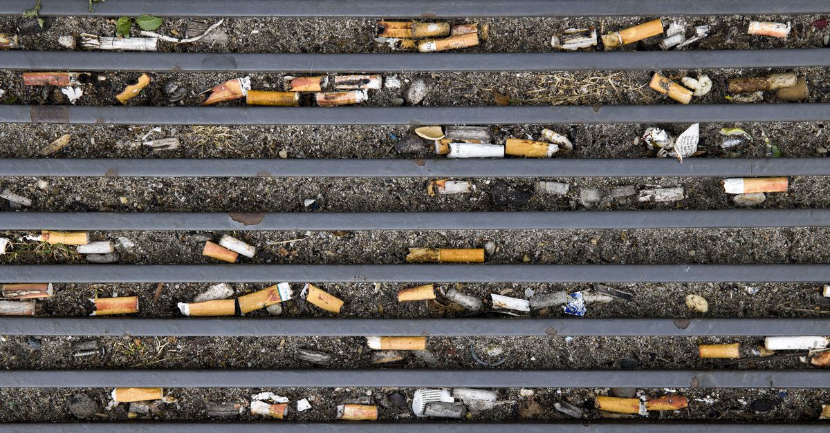 38 gemeenten willen een verbod op sigarettenfilters: één filter kan duizend liter water vervuilen