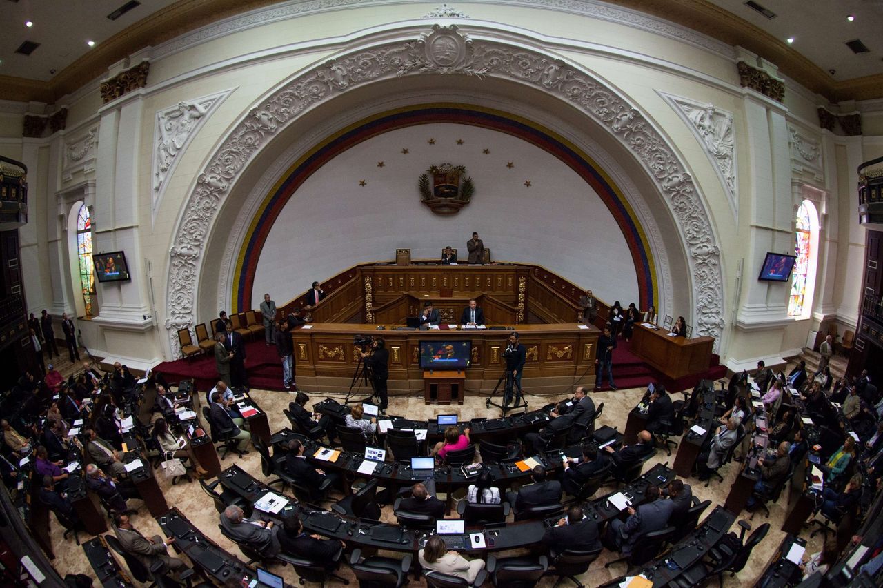 Het Venezolaanse parlement.