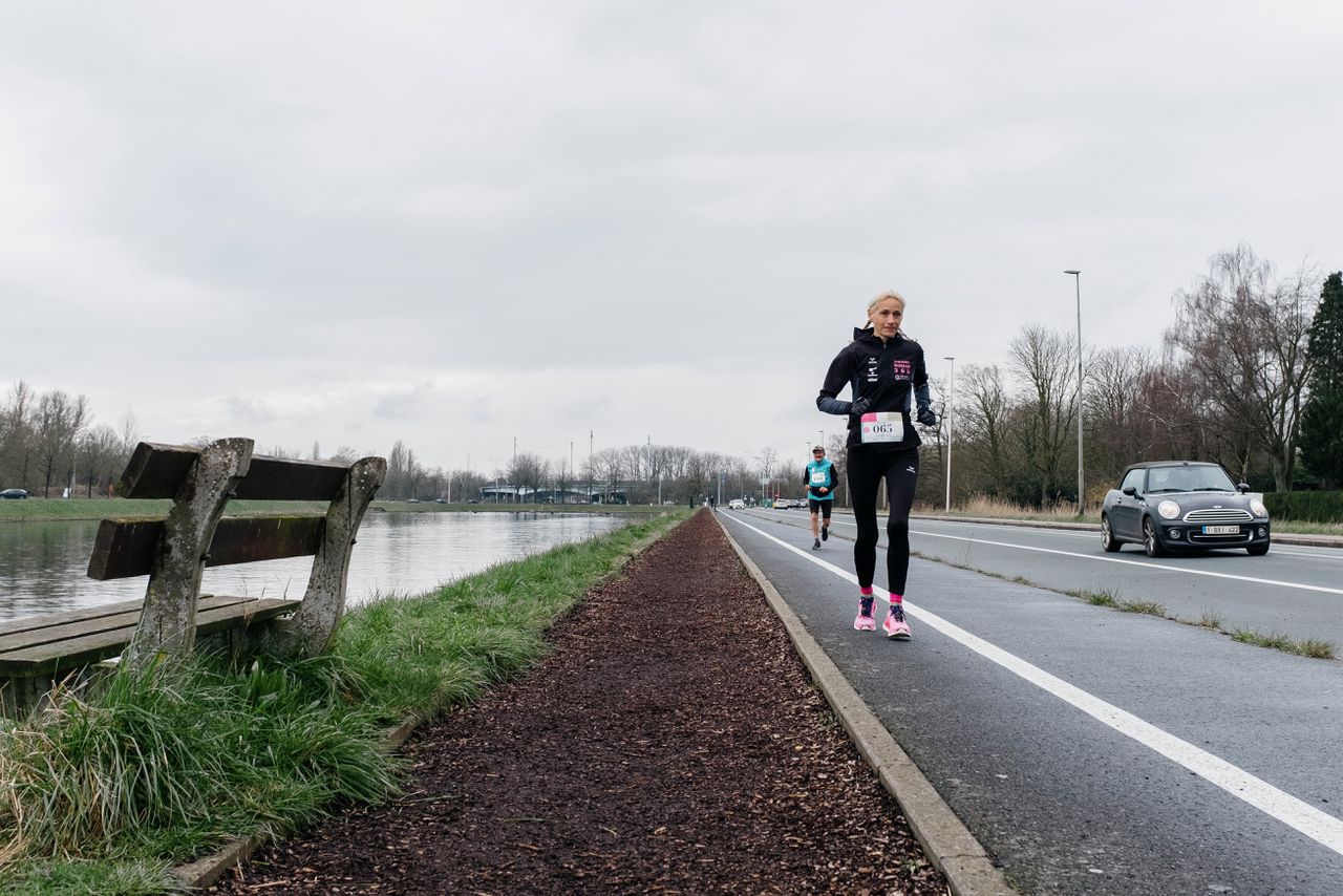 Hilde Dosogne loopt elke dag een marathon 