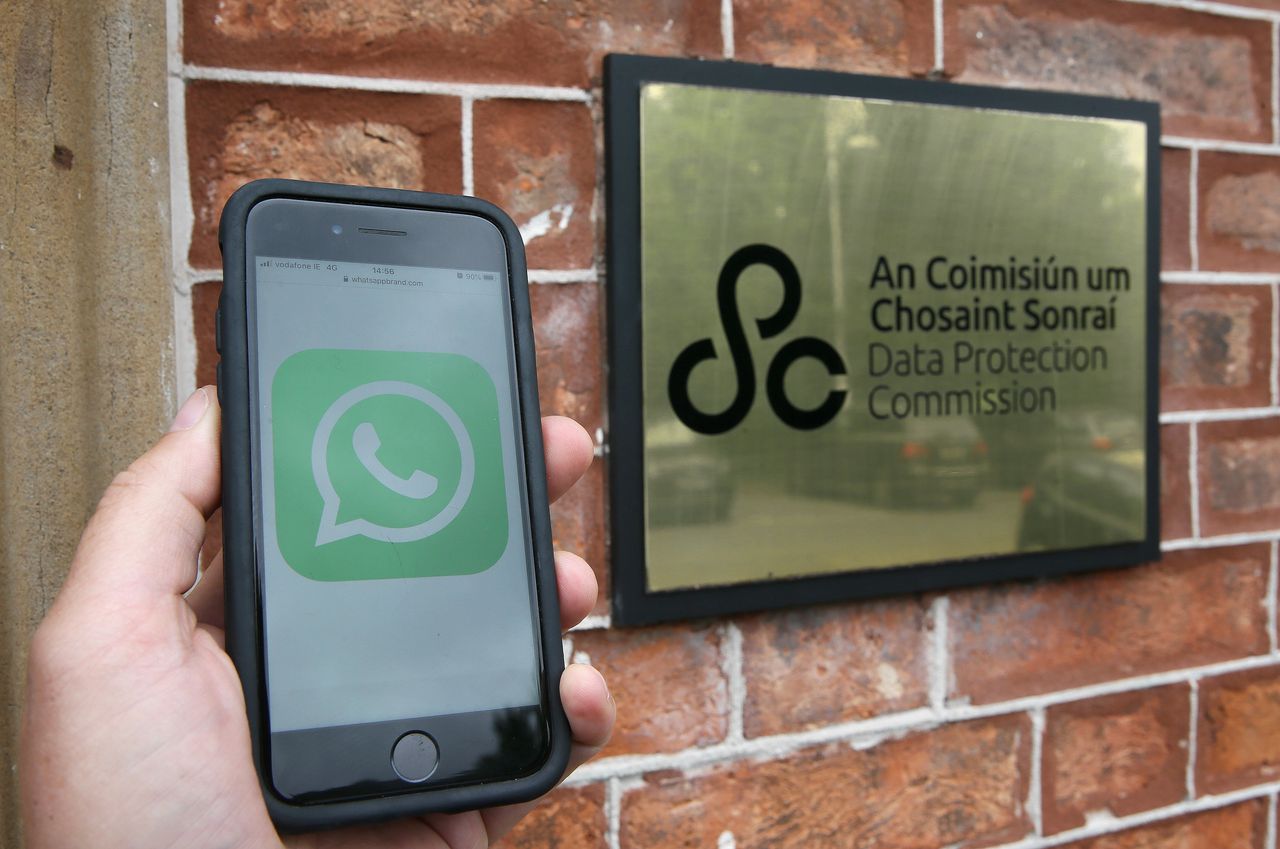 WhatsApp kreeg eerder deze maand een boete van 225 miljoen euro van Ierland wegens schending van de AVG.