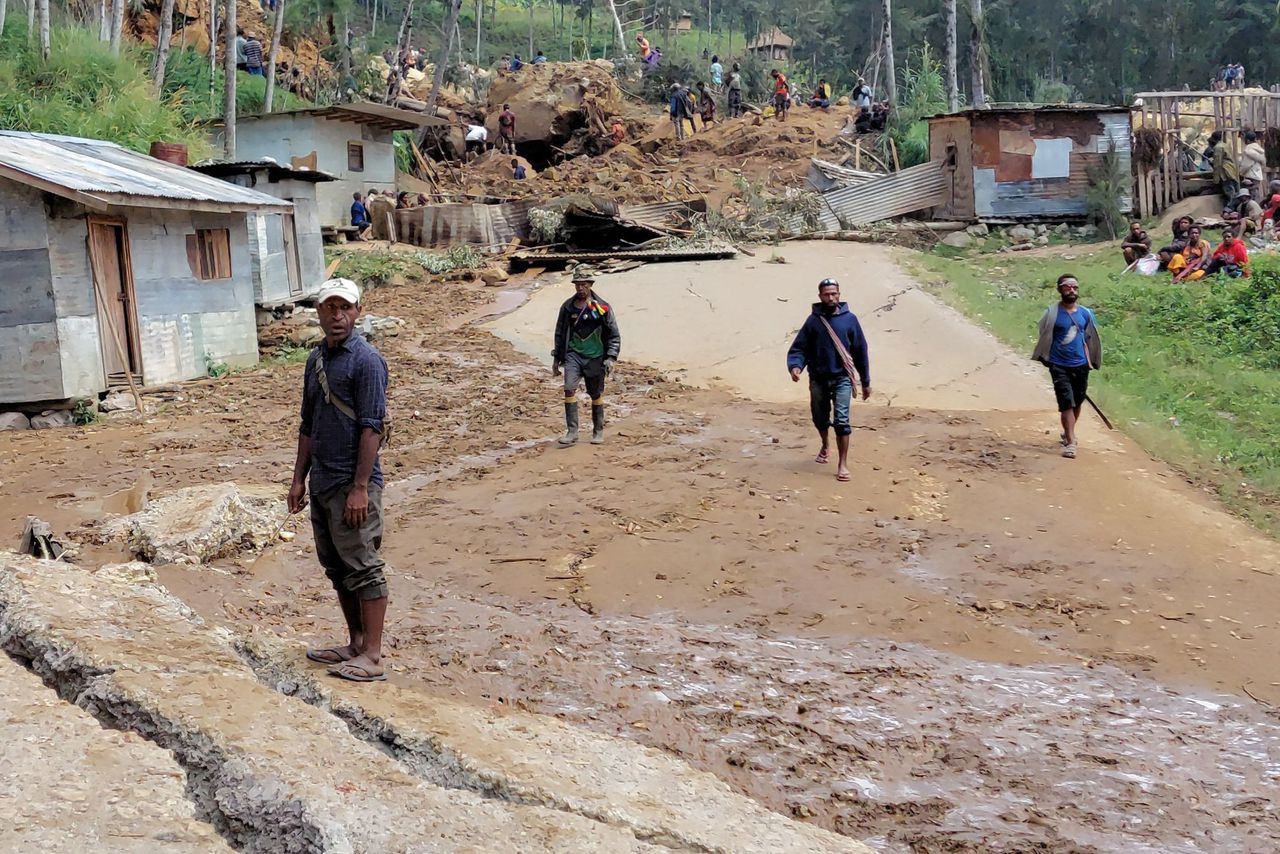 Naar verwachting 2.000 doden door aardverschuiving Papoea-Nieuw-Guinea 