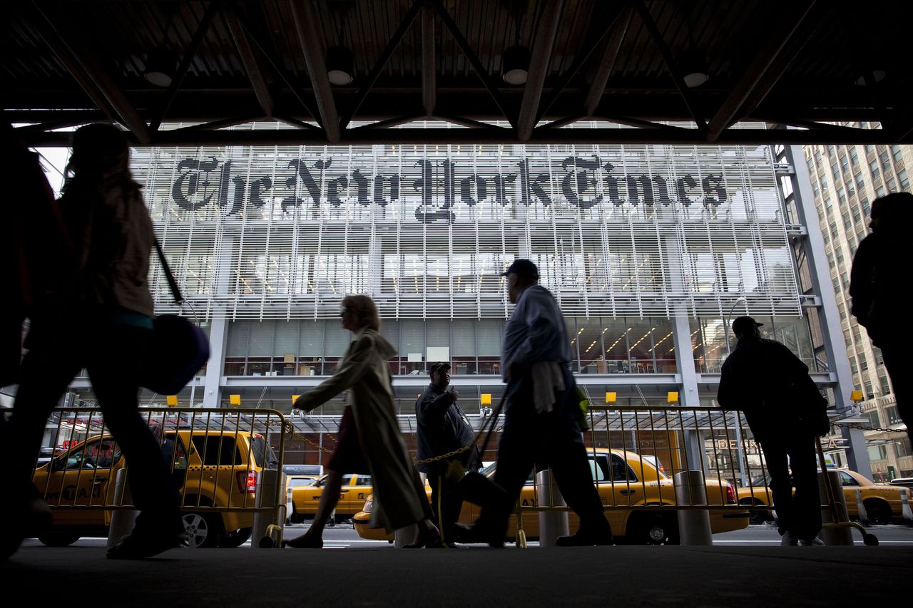 New York Times past regeling anoniem brongebruik aan 