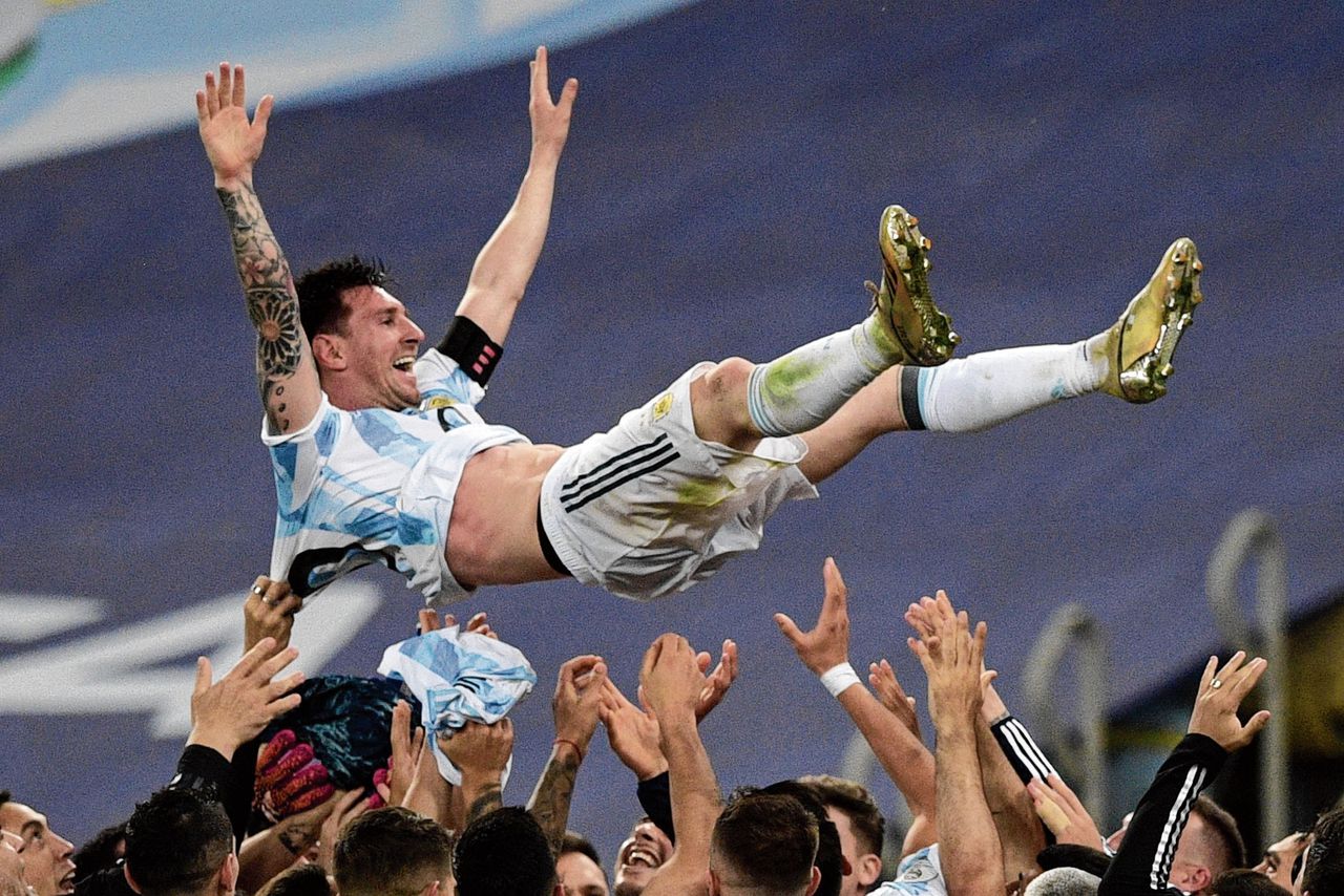 De smet op de loopbaan van Lionel Messi is verdwenen: kampioen met Argentinië 