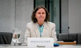 Marjolein Faber during a hearing in the Lower House.