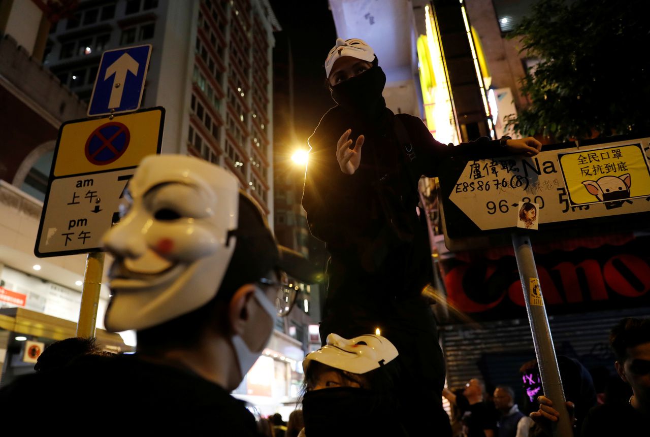Rechter zet streep door maskerverbod Hongkong 