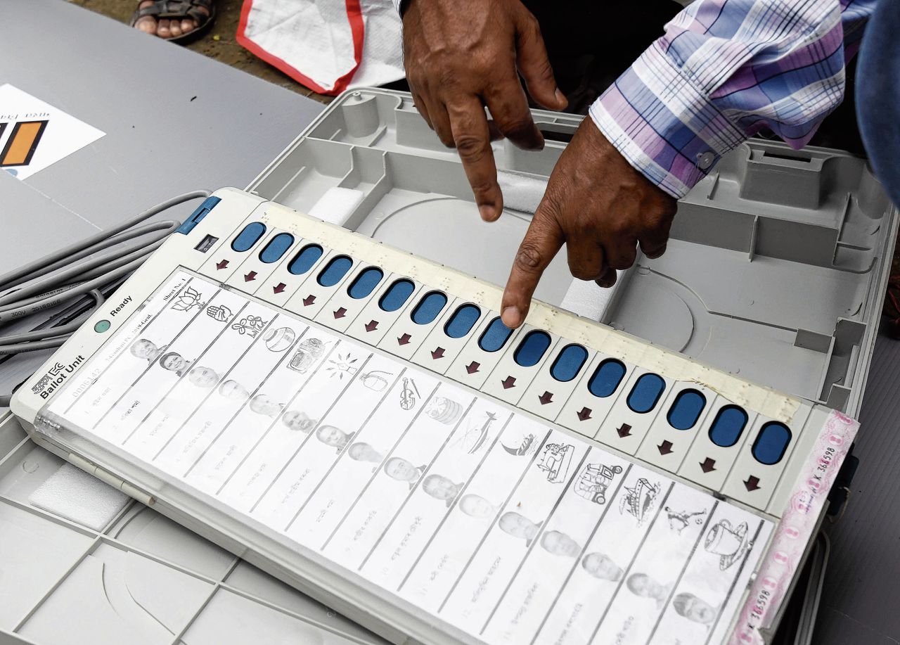 Stemmen in India gaat door middel van een lijst symbolen.