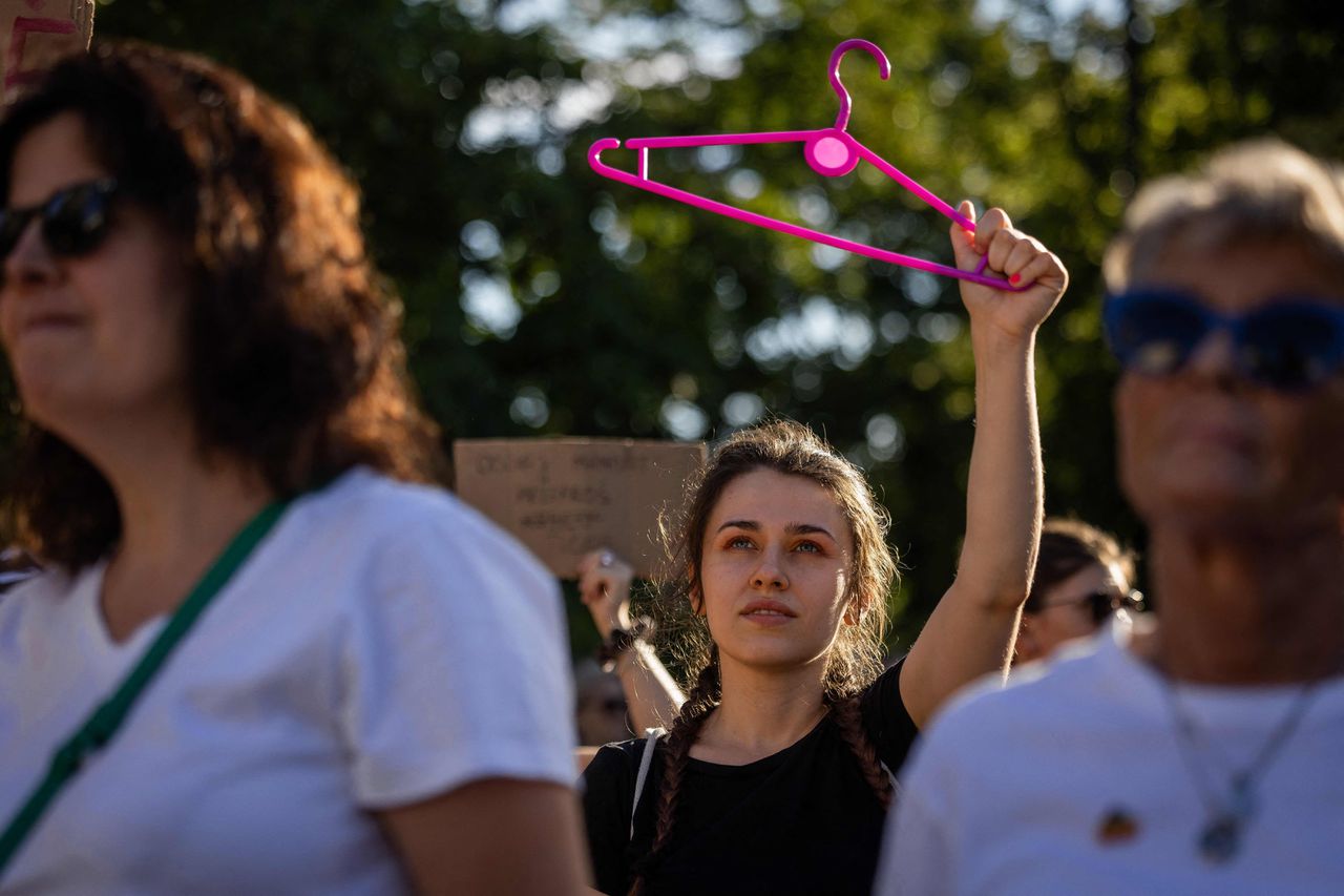 Voor het eerst in lange tijd demonstreren Polen weer voor het recht op abortus 
