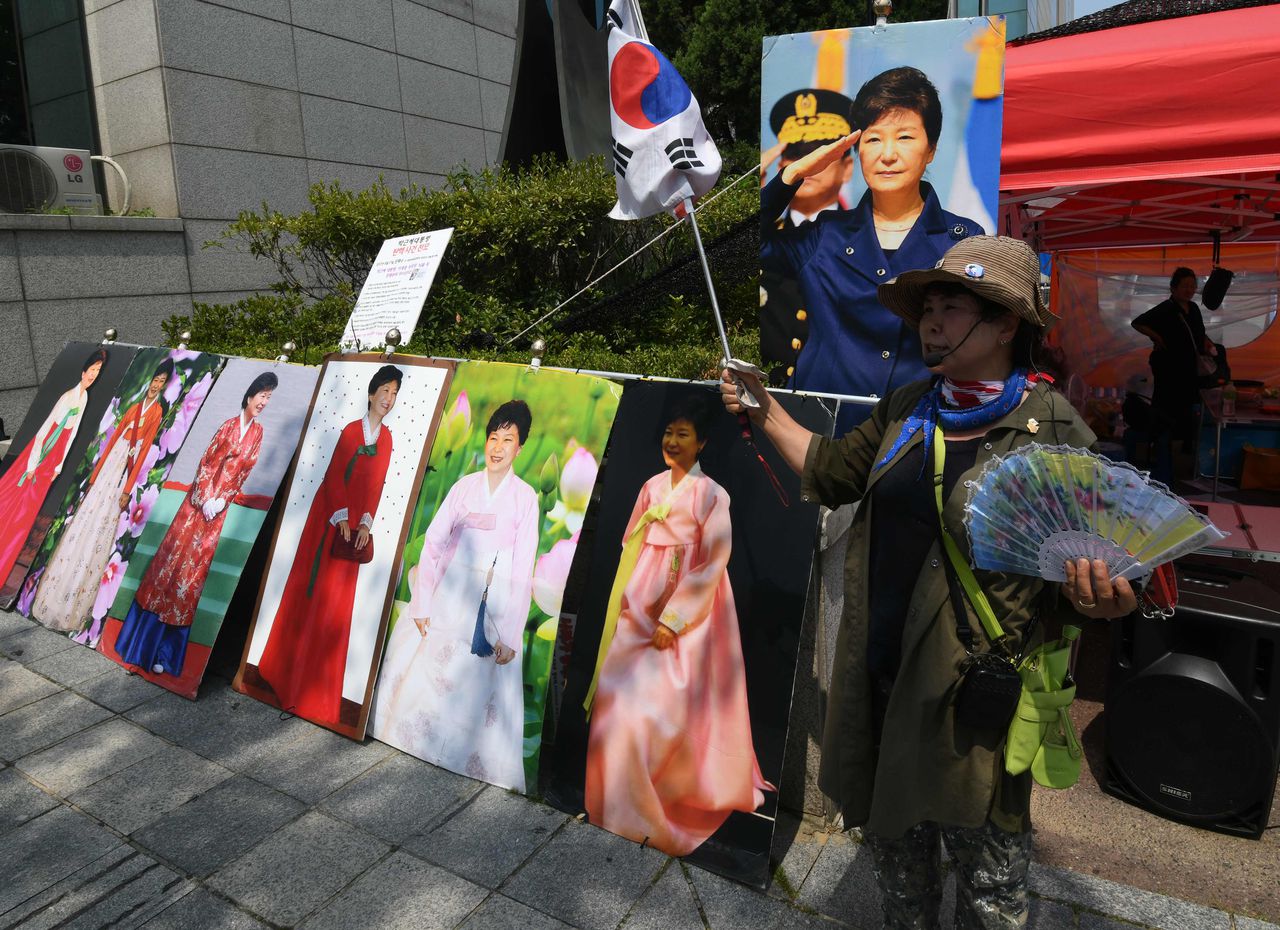 Nog eens acht jaar cel voor oud-president Zuid-Korea 