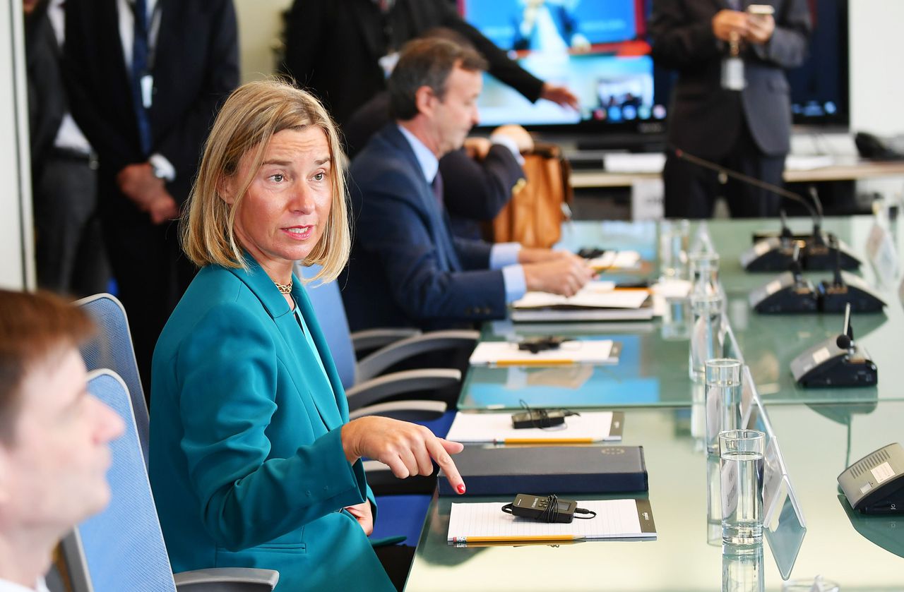 Federica Mogherini, hoge vertegenwoordiger voor Buitenlandse Zaken en Veiligheidsbeleid van de Europese Unie, tijdens de VN-vergaderingen van deze week.