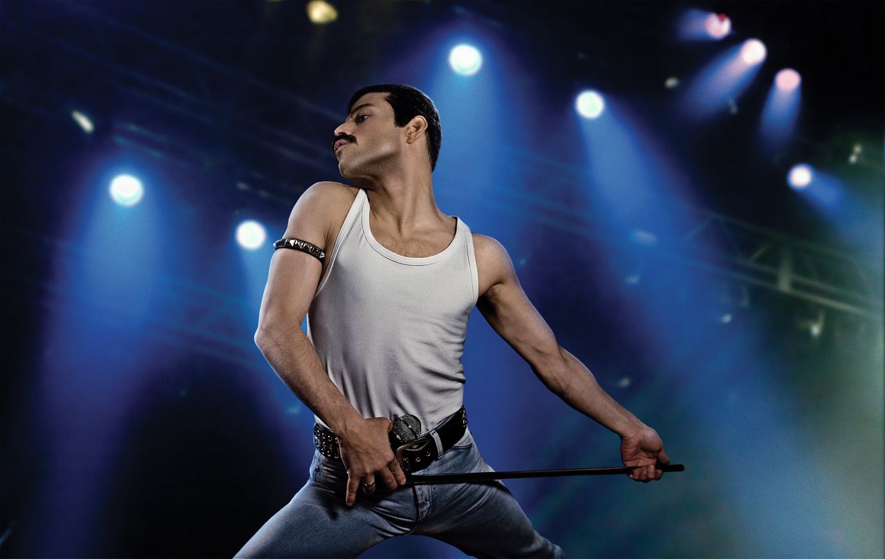 Rami Malek speelt Freddie Mercury in de biopic ‘Bohemian Rhapsody’.