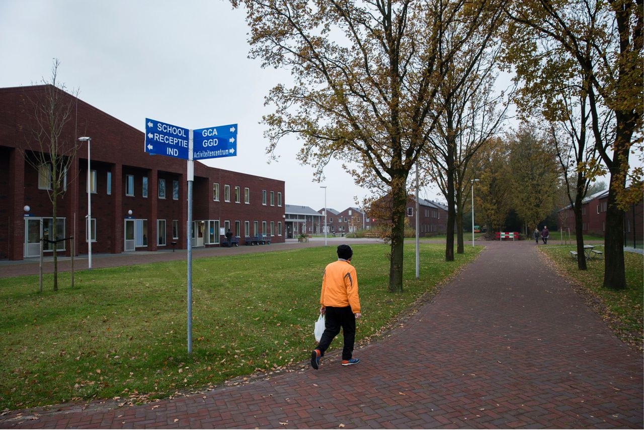 Het asielzoekerscentrum in Ter Apel.