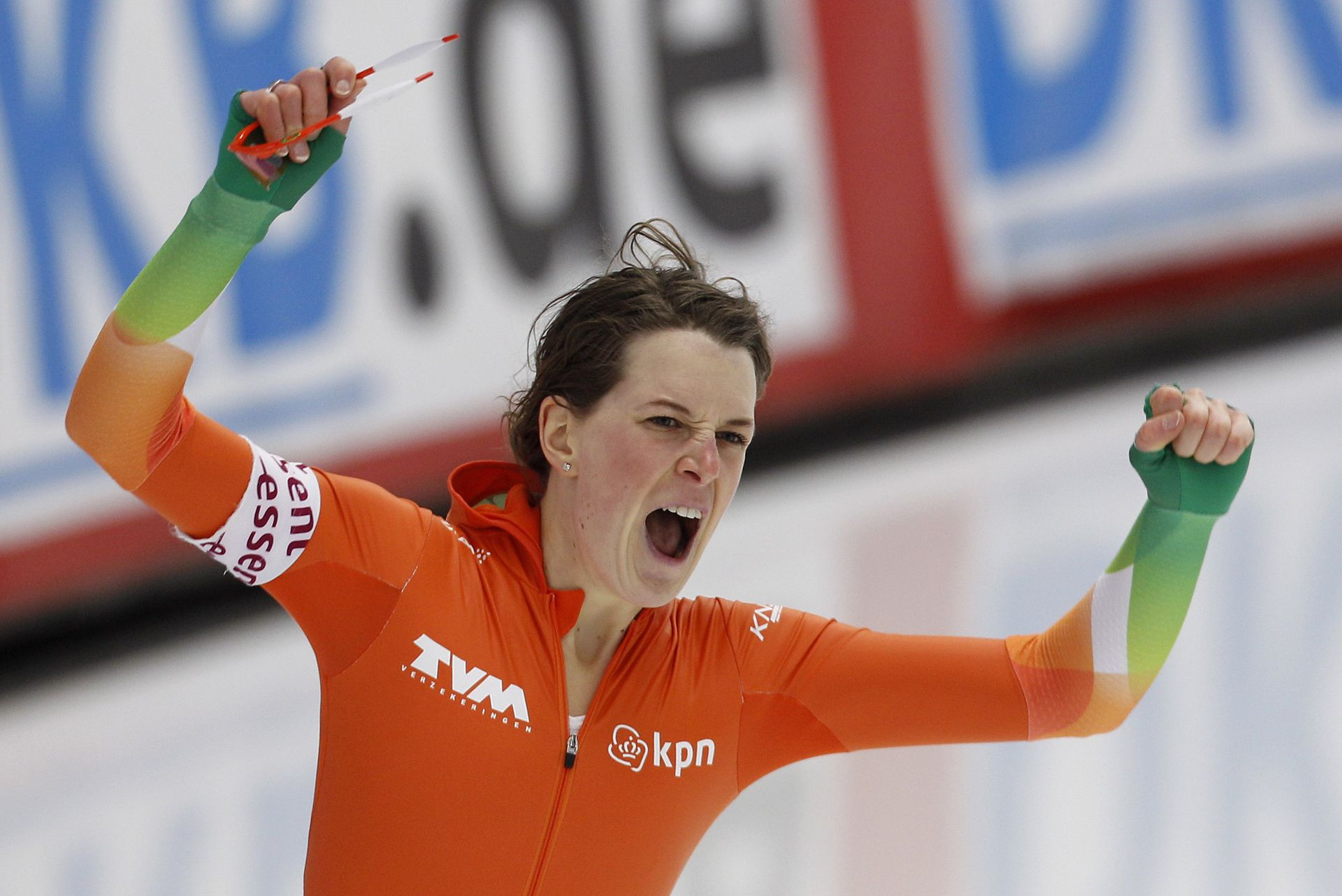Ireen Wüst pakt weer goud op WK Afstanden Nederlands podium NRC