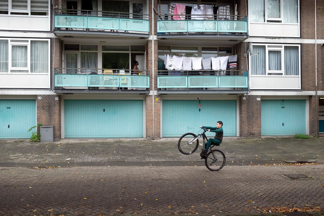 De Rotterdamse wijk Schiebroek Zuid is een van de kandidaten voor sloop. De wijk kent veel socialehuurwoningen.