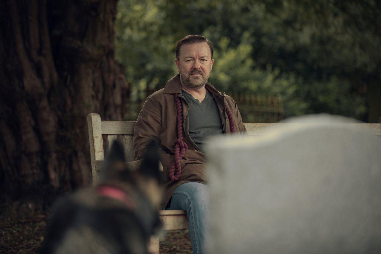 Met ‘After Life’ heeft Ricky Gervais weer iets bijzonders neergezet 