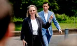 Fleur Agema, departing Minister of Health, Welfare and Sport at the Catshuis prior to the inserted Council of Ministers. Photo Bart Maat