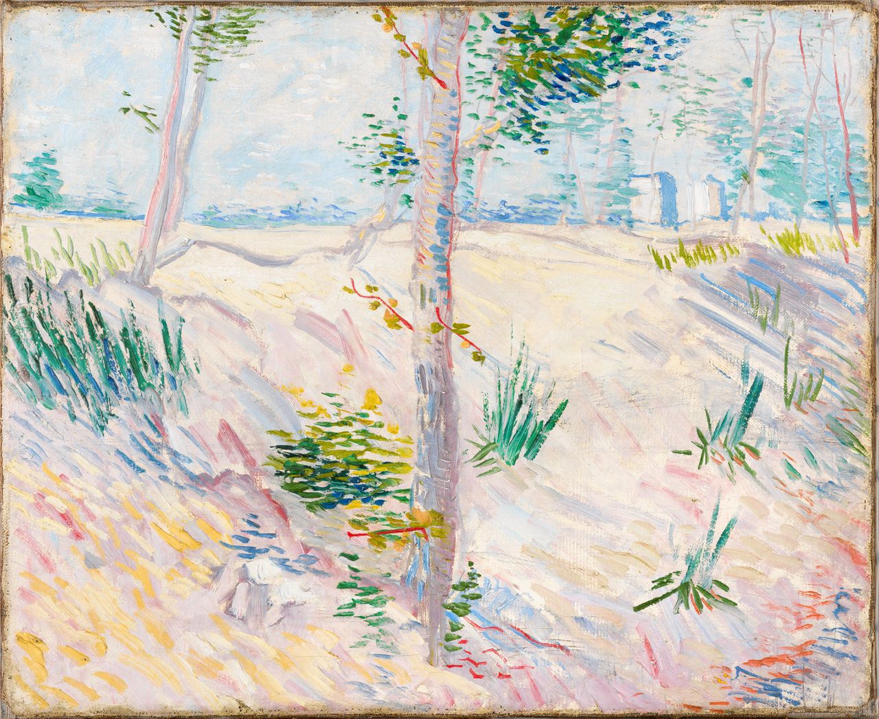 Vincent van Gogh, Oever met bomen, 1887.