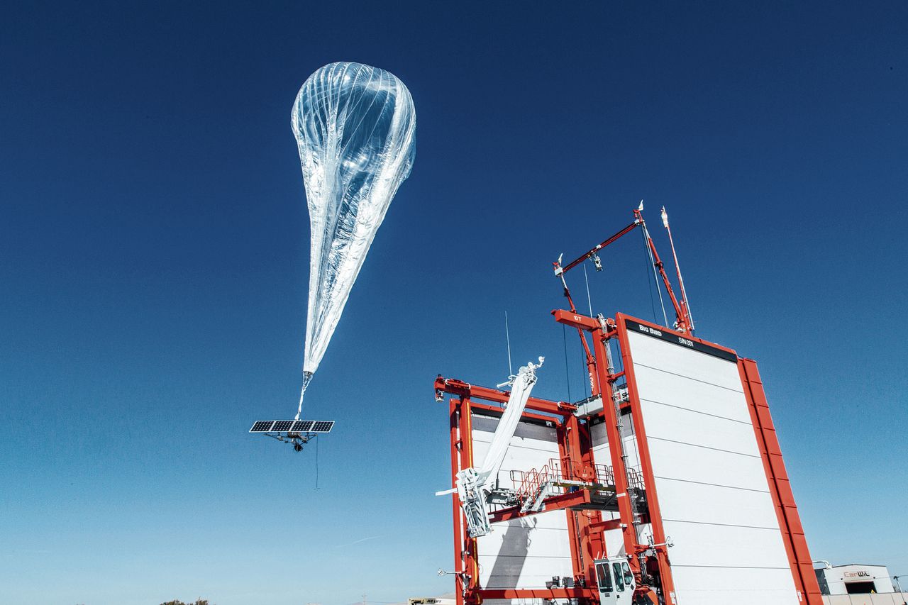 Met luchtballonnen hielp techbedrijf Alphabet, het moederbedrijf van Google, Puerto Rico in 2017 aan internet nadat het was getroffen door orkaan Maria.