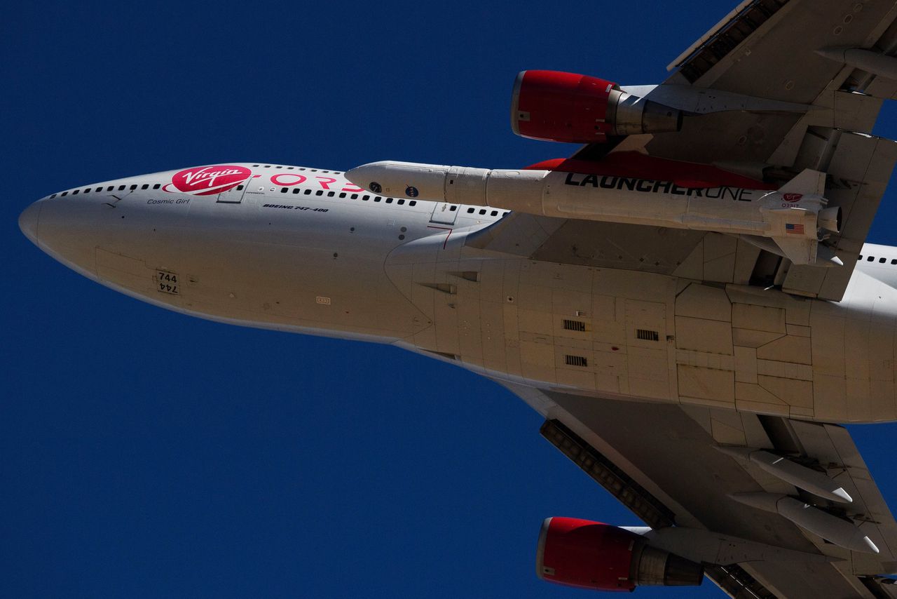 Virgin Orbit lanceert raket vanaf vliegende Boeing 