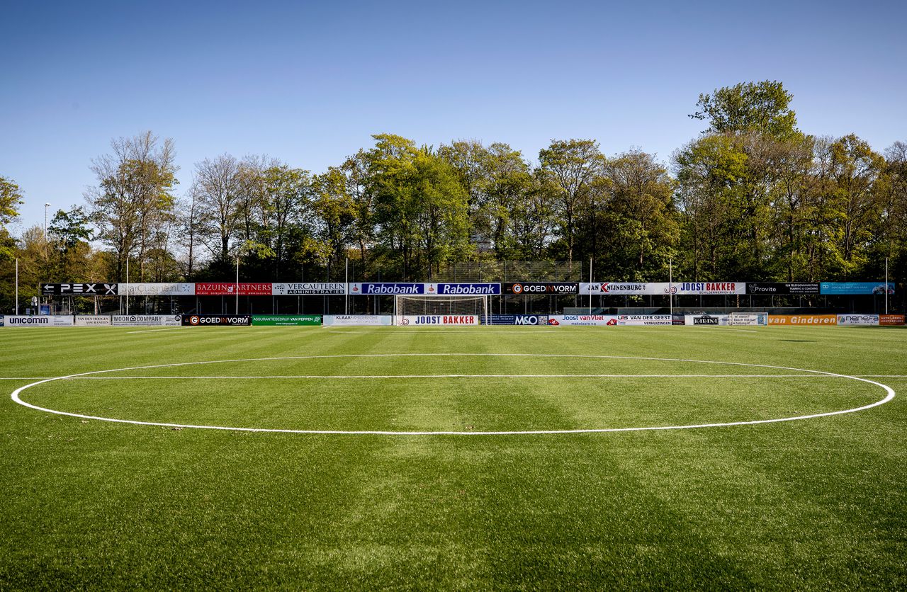 Een veld van de Haagse voetbal- en cricketvereniging Quick.