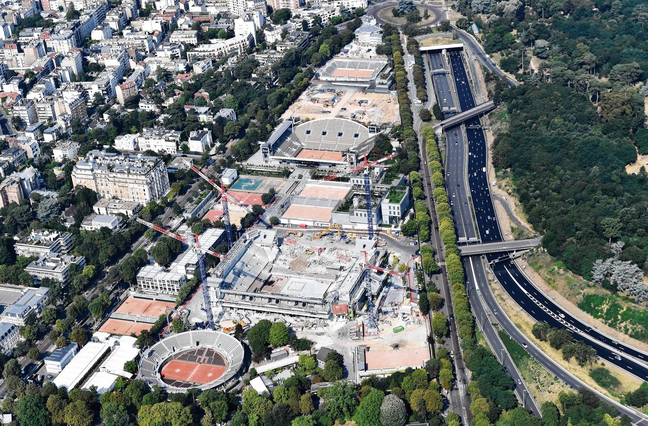 De historie op Roland Garros is na de metamorfose nog altijd zichtbaar 