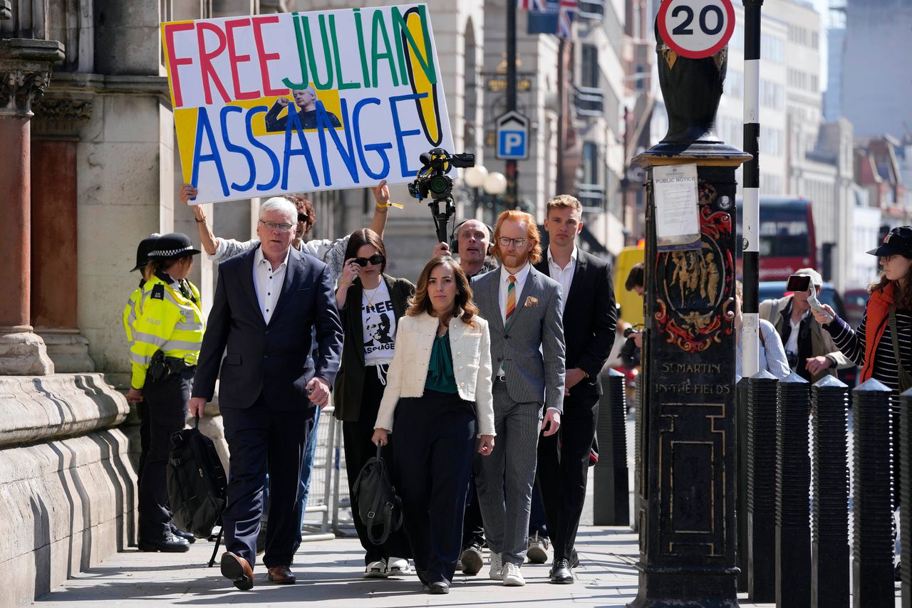 Julian Assange mag in beroep tegen uitlevering aan de VS 