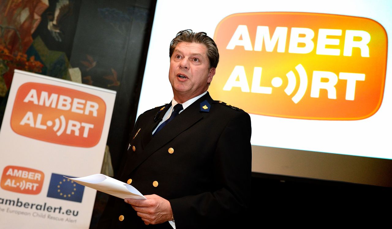 Presentatie van het landelijke opsporingssysteem Amber Alert.